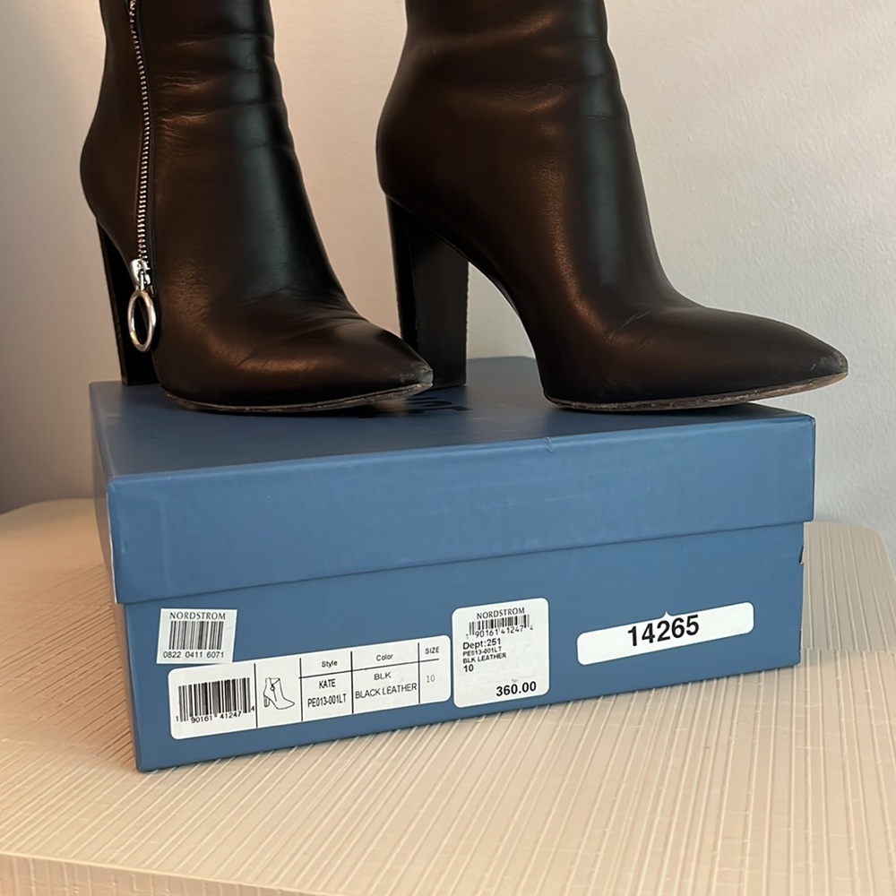 PAIGE Kate Asymmetrical Bootie (Black, 10M) - Picture 5 of 10